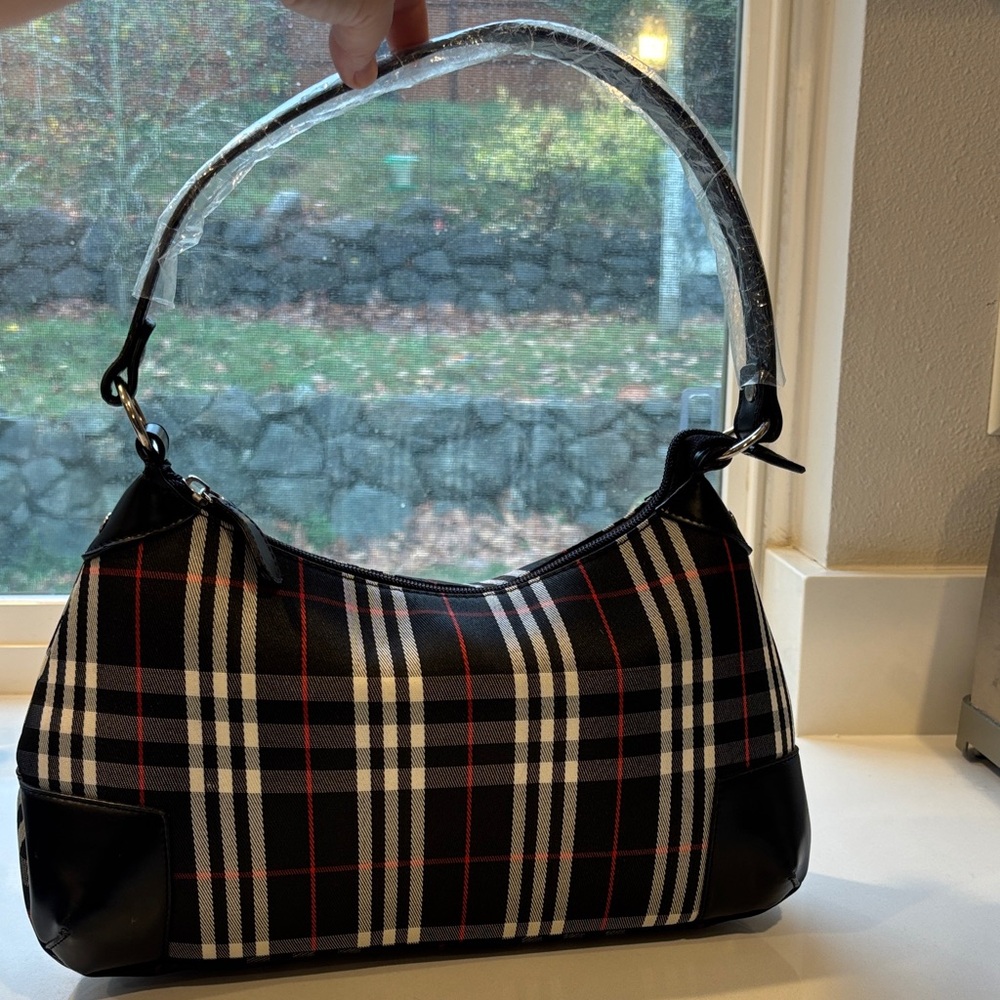 Plaid Black and White Women's Bag